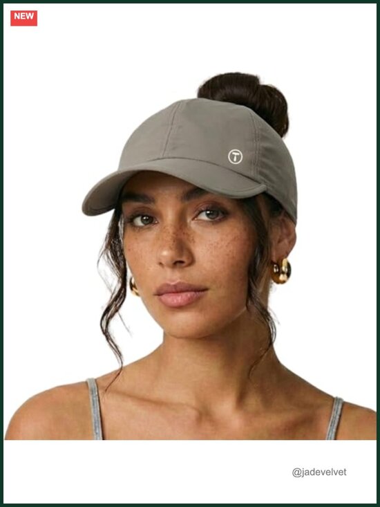 UV 50 Cooling High Ponytail Baseball Cap with UPF 50+ Protection for Running main image 6